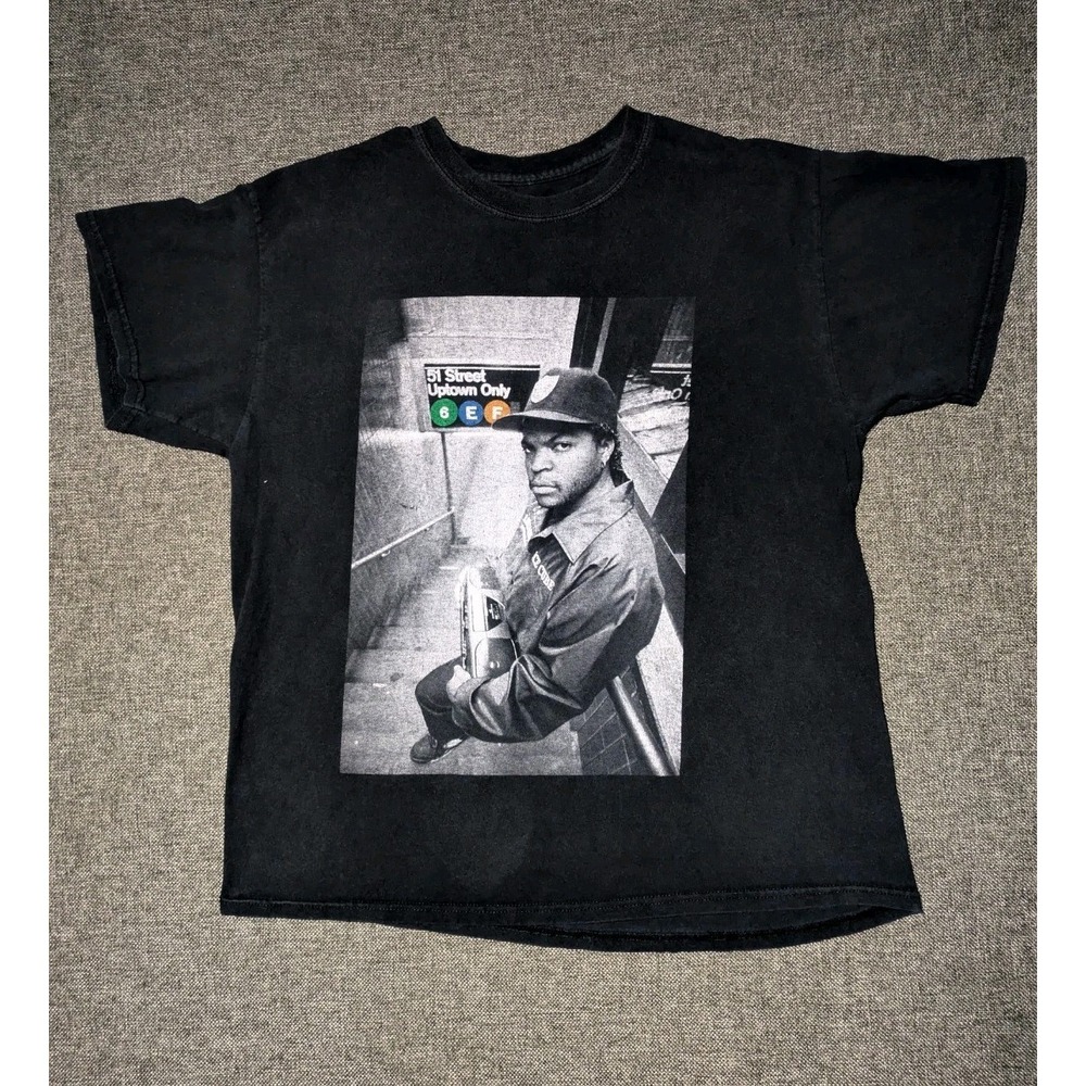 Ice‎ Cube Shirt Mens Large 51st Street Short Sleeve Rap Hip-hop Artist Tee